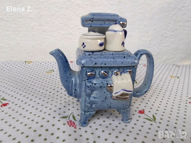Малък колекционерски чайник стара печка Cardew Design, снимка 2 - Антикварни и старинни предмети - 52860255