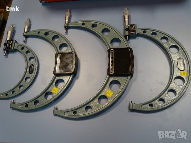 комплект микрометри Mitutoyo 193, 103 outside micrometer 125-300mm, снимка 3 - Други машини и части - 38638955