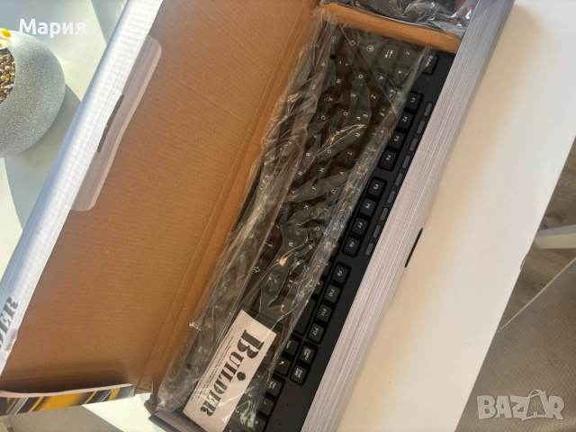 Комплект QWERTY клавиатура + мишка, USB, снимка 4 - Клавиатури и мишки - 52221116