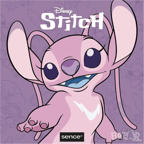 Disney Stitch 3D шампоан и душ гел с аромат на захарен памук или боровинка) Sence Vegan Beauty 300 м, снимка 6 - За банята - 54190087