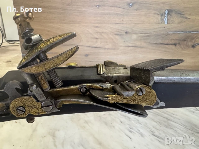 Уникална кремъчна пушка, снимка 2 - Антикварни и старинни предмети - 51253342