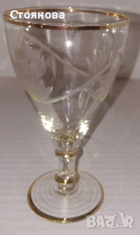 Стъклена каничка и шише за алкохол с чашки, снимка 4 - Сервизи - 37086895