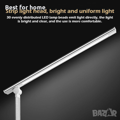 LED настолна лампа с безжично зарядно и грижа за очите MDHAND, снимка 15 - Настолни лампи - 44694484