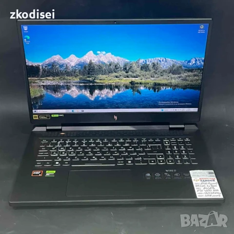 Лаптоп ACER NITRO 17 AN17-42 RTX 4070 17 Инча, снимка 2 - Лаптопи за игри - 51257486