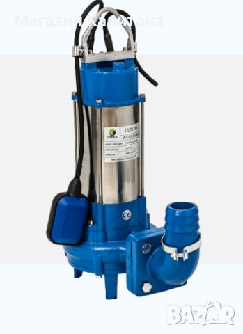 Дренажна потопяема помпа за фекални води с нож Gmax cut 19.8m3/h