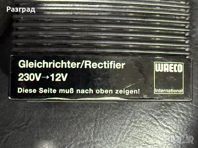 Преобразовател,токоизправител Waeco Mobitronic EPS-816U 220v-12v, снимка 3 - Друга електроника - 52662694