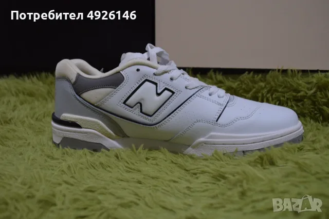 ЧИСТО НОВИ! New Balance 550 White/Grey, снимка 3 - Маратонки - 55753954
