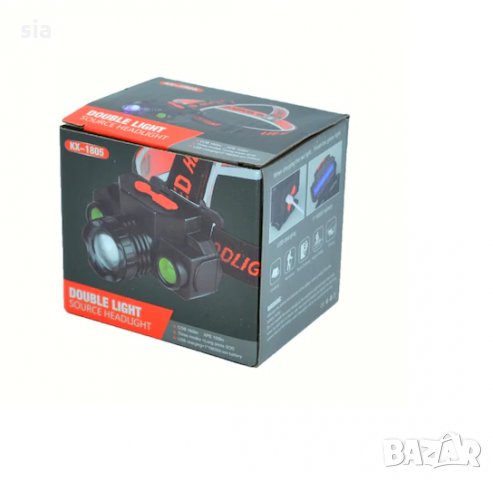 Челник с двойна LED светлина KX-1805, Презареждане с USB порт, снимка 2 - Аксесоари и консумативи - 30796006