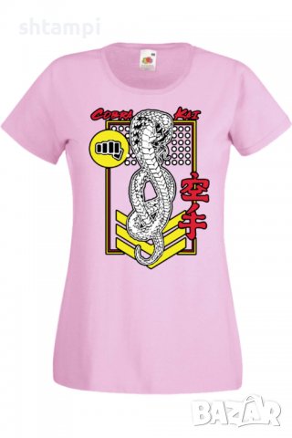 Дамска тениска Филм,Cobra kai 02,Игра,superhero,Изненада,Подарък,Повод,, снимка 10 - Тениски - 37727742