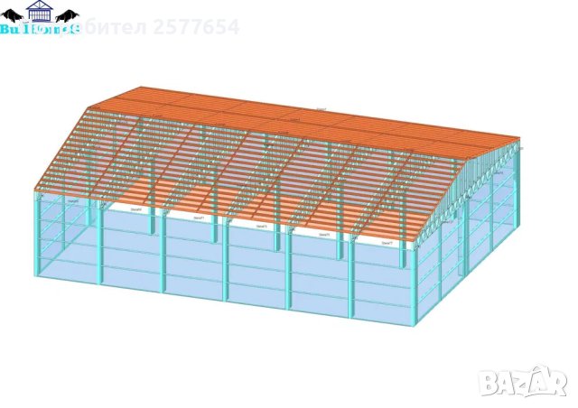 Хале,Халета,Магазин,Магазини,Склад,Складове-300м² , снимка 3 - Строителни материали - 44197803