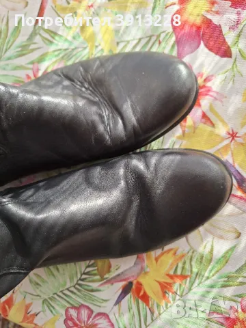 Боти естествена кожа, снимка 4 - Дамски боти - 46835001
