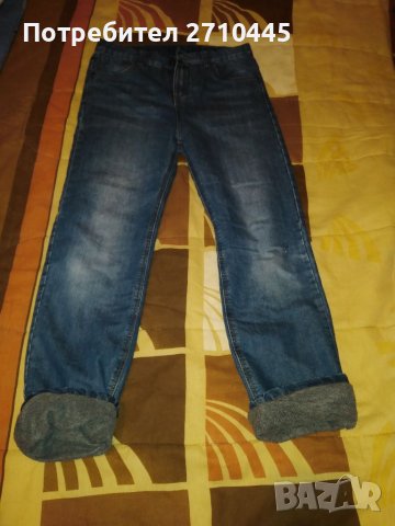 Ватирани дънки за 10 г. , снимка 2 - Детски панталони и дънки - 38901472