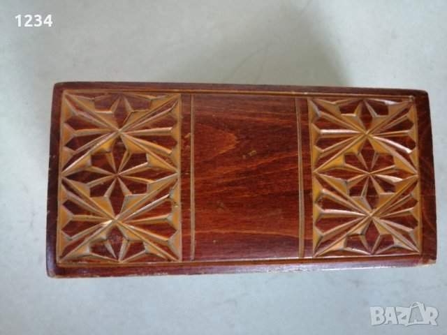 Дървена кутия 16 см. , снимка 2 - Други стоки за дома - 31280475