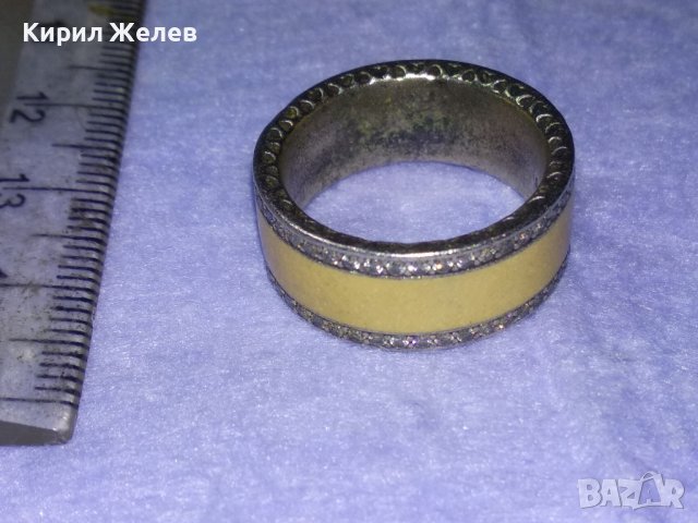 МАРКОВ ЕМАЙЛИРАН ФЕШЪН АРТ СРЕБЪРЕН ПРЪСТЕН СРЕБРО S 925 ALE 54 на ПАНДОРА PANDORA Тип ХАЛКА 40644, снимка 10 - Пръстени - 42613783