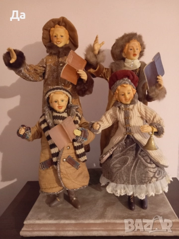 Викториански старинни английски Коледен хор