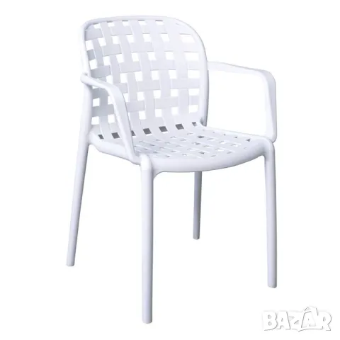 DENON бял Фотьойл Стол трапезен градински