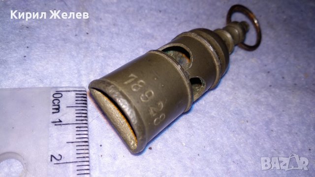 ПРОФЕСИОНАЛНА СТАРИННА ОЛОВНА СПОРТНА СЪДИЙСКА СВИРКА със СЕРИЕН НОМЕР Много РЯДЪК РЕТРО МОДЕЛ 34142, снимка 8 - Антикварни и старинни предмети - 38892429