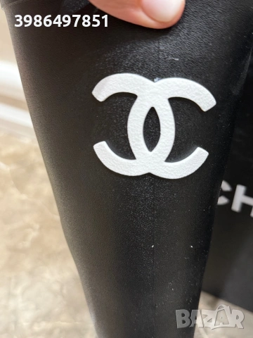 Гумени ботуши Chanel , снимка 3 - Дамски ботуши - 53274813