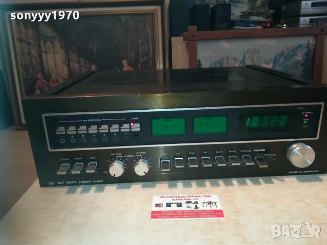 dual ct1641 stereo tuner made in germany-switzerland 1203211655, снимка 7 - Ресийвъри, усилватели, смесителни пултове - 32136353