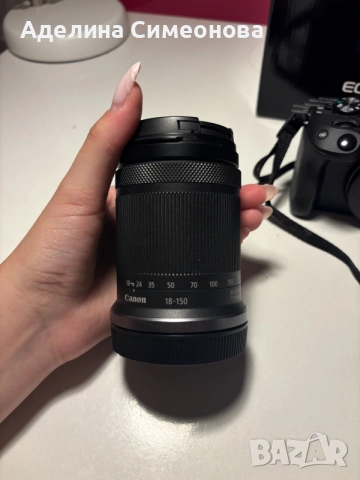 Фотоапарт Canon EOS R50 + обектив RF-S 18-150mm , снимка 4 - Фотоапарати - 55826489