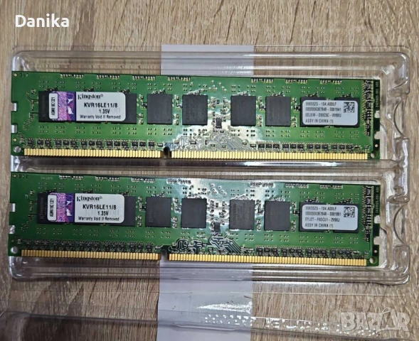 Памет 16GB RAM (2x8GB) DDR3L 1600 Kingston - KVR16LE11/8