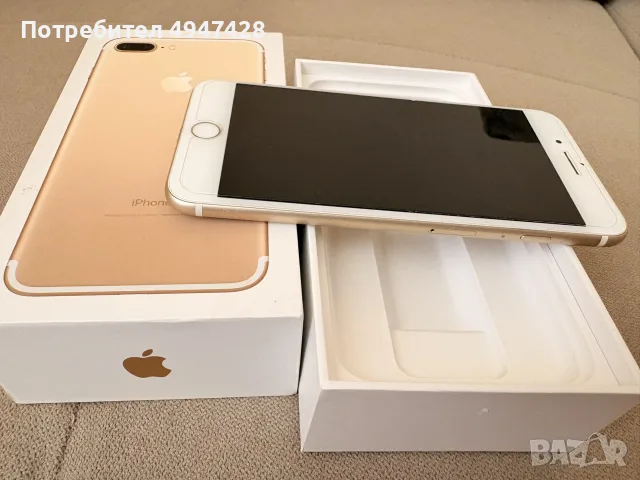 Мобилен телефон iPhone 7+ gold , снимка 4 - Apple iPhone - 56061186