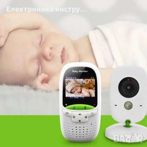 Бебефон с камера, 2.4GHz, Двупосочно аудио, Инфрачервено нощно виждане, снимка 4 - Бебефони - 42378160