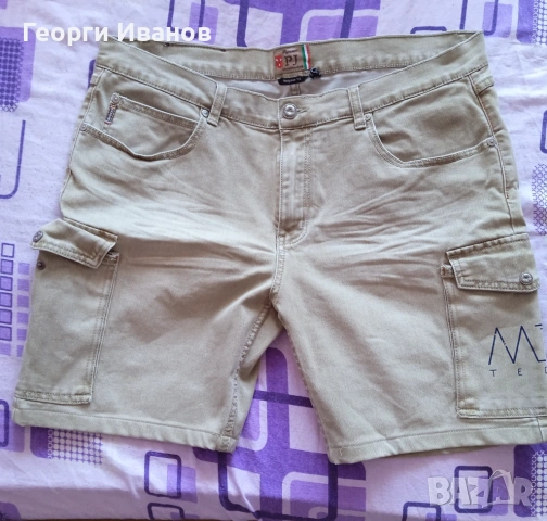 КАТО НОВИ PAYPER JEANS XL италиански къси карго-дънки бермуди cargo-shorts jeans