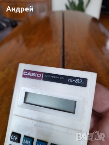 Стар калкулатор Casio HL 812, снимка 3 - Други ценни предмети - 40802317
