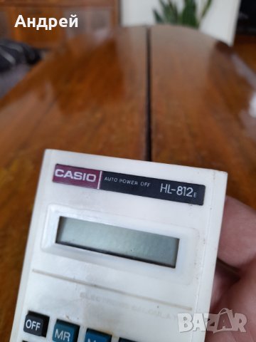 Стар калкулатор Casio HL 812, снимка 3 - Други ценни предмети - 40802317