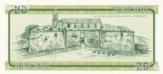 ❤️ ⭐ Куба 1985 20 песос B UNC нова ⭐ ❤️, снимка 3 - Нумизматика и бонистика - 52890250