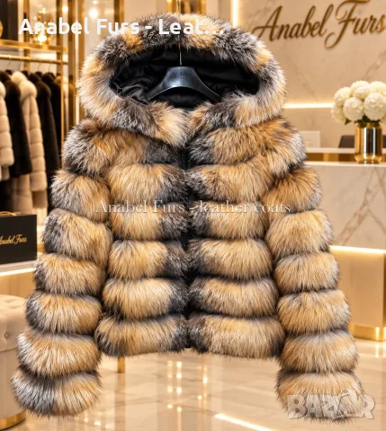 дамски палта от естествен косъм, снимка 8 - Палта, манта - 56337494