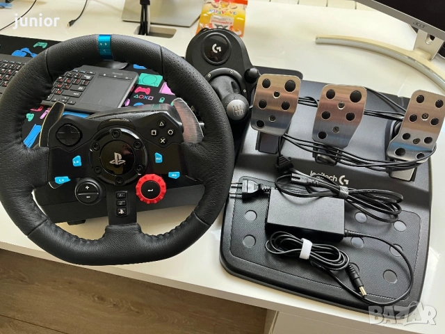 Волан, педали и скоростен лост Logitech - G29, черен, PC/PS4/PS5 в гаранция до 29.05.2027
