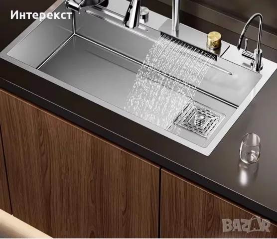 Висококачествена мултифункционална кухненска мивка в цвят инокс, снимка 2 - Други - 49311510