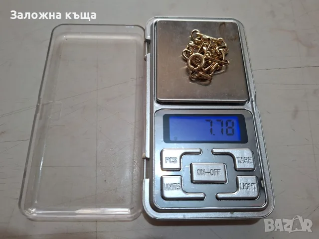Златна гривна - 7,78 гр. / 585 / 14К / 20 см., снимка 7 - Гривни - 56105989