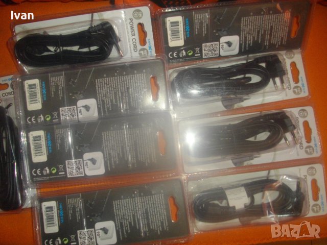 Нов ХОЛАНДСКИ Захранващ Кабел 3м За Лаптоп/Касетофон/Телевизор-Ъглов Конектор 2Пина-2х0,75мм-MAXTER, снимка 2 - Друга електроника - 42760283