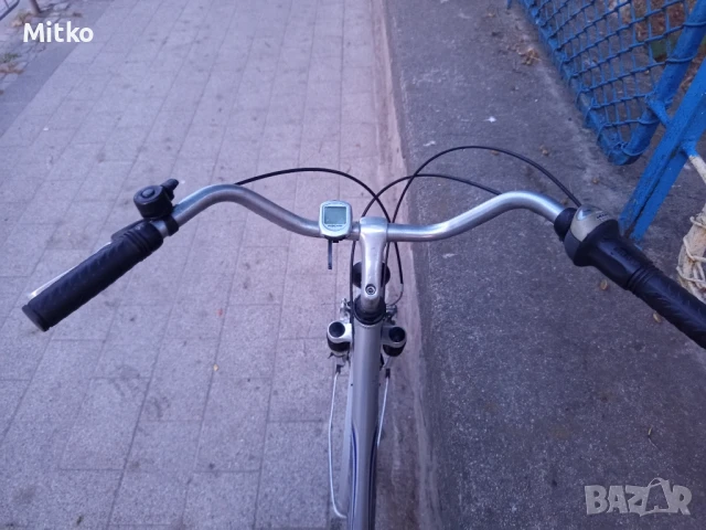 28 цола алуминиев велосипед с 7 скорости усилени капли амортисьори предни като нов , снимка 10 - Велосипеди - 50739714