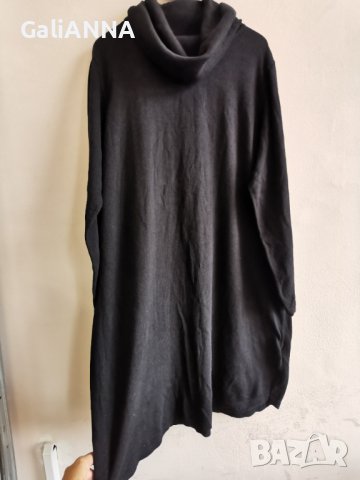 СТРАХОТНА ПЛЕТЕНА РОКЛЯ С ПОЛО ЯКА 3XL , снимка 3 - Рокли - 42861560