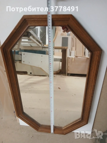 Стенно огледало от дъб, снимка 2 - Огледала - 53938900