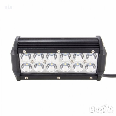 Лед Бар, Led Bar 36W, 16 см, 12-24 V, черен, снимка 3 - Аксесоари и консумативи - 37343914