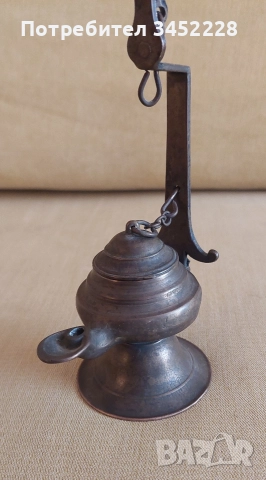 лампа маслена месинг ретро за колекционери , снимка 6 - Антикварни и старинни предмети - 52802968