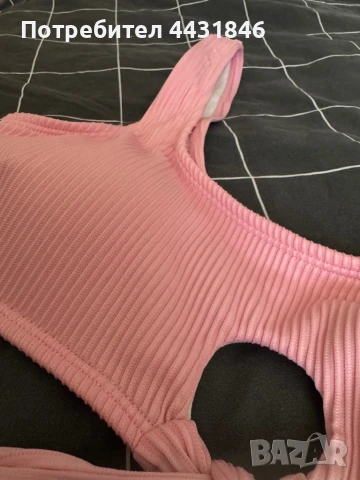 Розов бански , снимка 3 - Бански костюми - 50899037