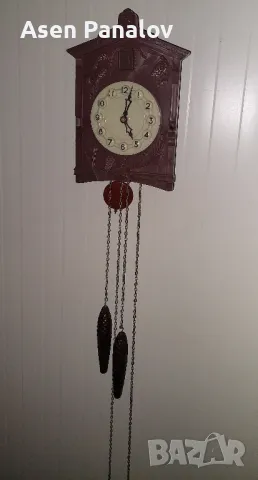 Чесовник с кукувица-работещ, снимка 3 - Стенни часовници - 48073807
