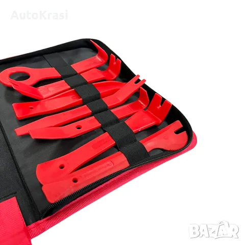 КОМПЛЕКТ ЗА ДЕМОНТАЖ НА КОРИ И ТАПИЦЕРИИ, 14 части, снимка 5 - Аксесоари и консумативи - 39703895