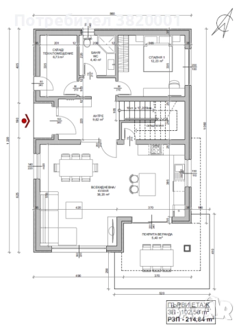 КЪЩА 215 М² В С. ЗДРАВЕЦ БЕЗ КОМИСИОНА, снимка 5 - Къщи - 51531924