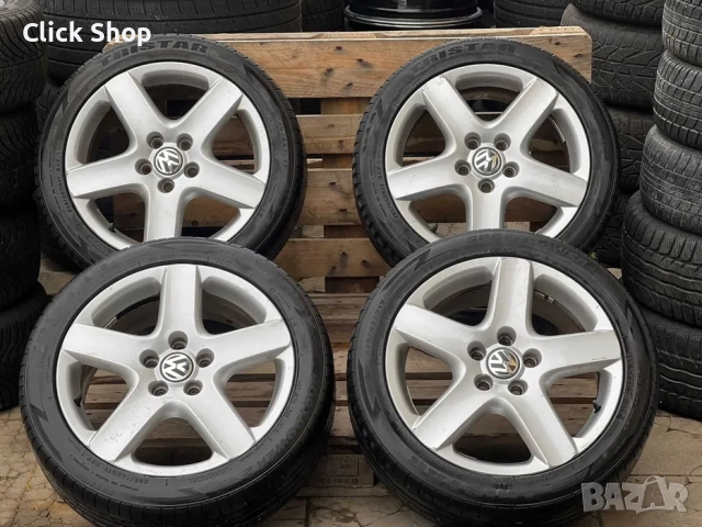 5х112 17 Джанти VW Golf 5 Фолксваген Голф Caddy Sharan 5х112, снимка 5 - Гуми и джанти - 52726404