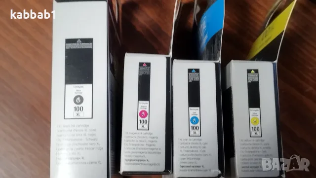 Lexmark 100XL ink cartridges - цветни тонер касети, мастилници - с мастило тип Vizix, снимка 5 - Консумативи за принтери - 56116513
