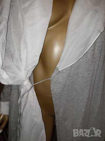 Josephine & Co - L- Ефектна туника/ жилетка от трико с добавена шал- яка, снимка 7 - Жилетки - 39991122