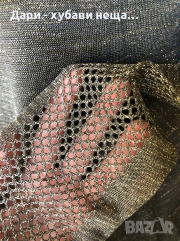 Луксозен златист топ на “MANGO” с отворен гръб, снимка 3 - Корсети, бюстиета, топове - 38192874