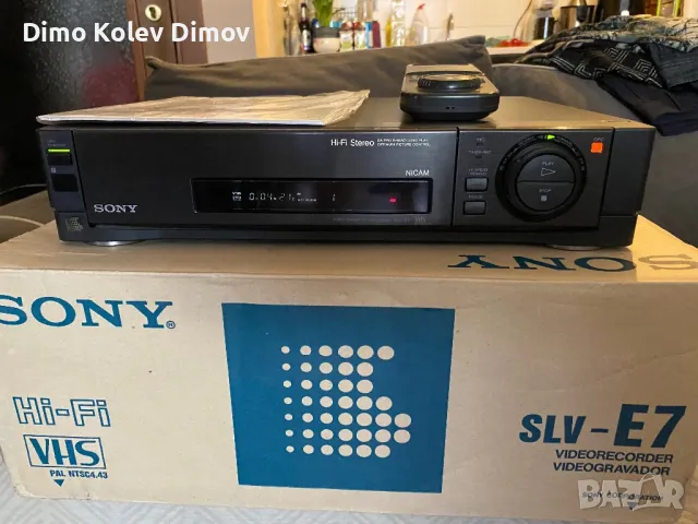 SONY SLV E7 СОНИ Видеорекордер. Boxed!, снимка 3 - Плейъри, домашно кино, прожектори - 49244118
